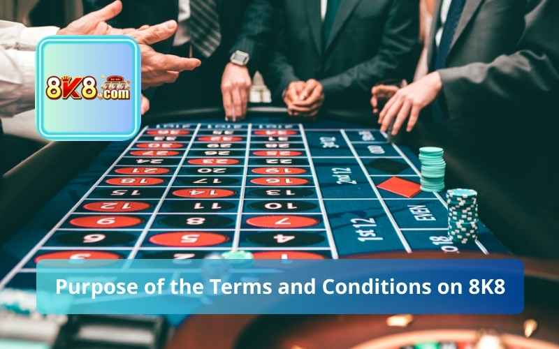 Purpose of the Terms and Conditions on 8K8